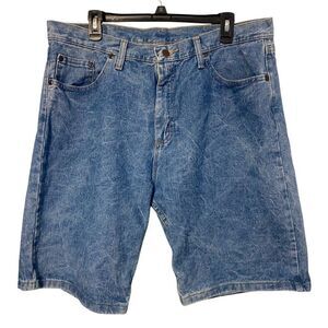 Wrangler Men’s 5-Pocket Classic Denim Shorts Relaxed Fit Sz. 36 Comfort